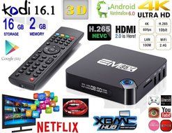 BAIVON 2GB/16GB EM95X TV BOX,Android 6.0 Marshmallow S905X CPU 4 Core KODI 16.1 Full-loading with Bluetooth 4.0...