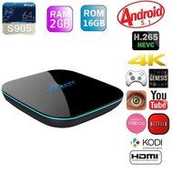 2016 NEW Puersit [2GB/16GB/4K] Q-Box Quad-Core A53 Android 5.1 Smart TV BOX Amlogic S905 Streaming Media Player...