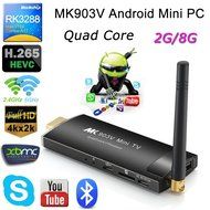 Mk903v Rk3288 Quad Core Cortex A17 Android 4.4 Smart Mini Pc Tv Stick 2G RAM 8GB ROM Ultra Hd 4k Hdmi Wifi H.264...