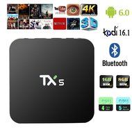 TX5 Smart Android TV Box Android 6.0 Marshmallow S905X 2.0GHz Streaming Media Player with Kodi 16.1 Fully Loaded...