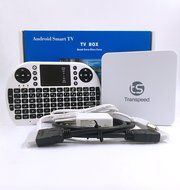 Transpeed S905 Amlogic Quad Core 2.0 GHz 8G ROM 2G RAM TV Box + Air keyboard Android 5.1 4 K 2 K HDMI Kodi H.265...