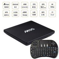 Orask M95 Real 4K 3D TV Box Google Android 6.0 Amlogic S905X Chip 1G RAM 8G ROM Bluetooth 4.0 Kodi 16.1 Smart...