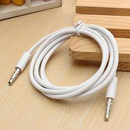 BephaMart 4 Pole 1m 3.5mm Male Record Car Aux Audio Cord Headphone Connect Cable