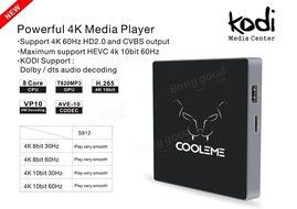 COOLEME MB2 Amlogic S912 Octa Core 2G DDR3 RAM 16G eMMC ROM AC 2.4G + 5.8G WIFI 1000M LAN Bluetooth 4.0 Android... N6