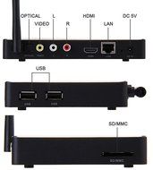 Wangang HiMedia H8 64bit Octa-Core Android 5.1 Lollipop TV Box 2GB RAM 16GB ROM RK3368 chipset with 4K60, 3D,... N4