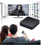 MEGACRA Q1 Unique OS Android TV Box Pre-installed Kodi 16.1, Pre-installed Youtube, Filmon, Facebook and other... N3