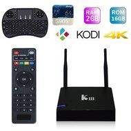 [Android TV Box+Free Mini Keyboard] PinWheel 2016 New Chinese TV Box KIII 2GB RAM 16GB ROM KODI Media Center 4K...