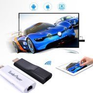 New Wifi Display Dongle, SUNDERPOWER Wireless HDMI Display Adapter ,DLNA,AirPlay, for iPhone iPad Macbook (Black) N5