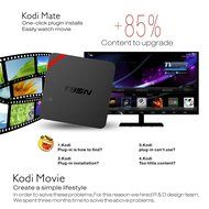 ELEGIANT T95N MX2 Android OS Network Wireless High-definition TV Set-top Box Supports Dolby with Remote Control... N3