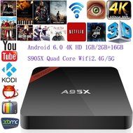 Spdoo NEXBOX Android 6.0 4K TV Box A95X Pro Amlogic S905X Quad Core 2G/16G KODI 16.1 Pre-installed Support VP9...