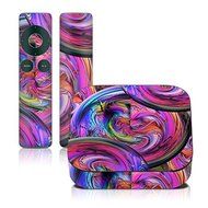 Marbles Design Protective Decal Skin Sticker for Apple TV 2nd Gen (released Fall 2010) (Matte Satin)