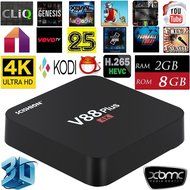 Vipwind V88 Plus Android 5.1 TV Box RK3229 Quad Core KODI 16.1 XBMC UHD 4K HDMI 2G/8G WiFi AirPlay Miracast HD...