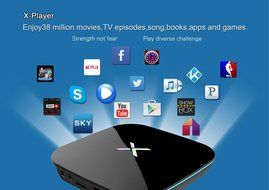 X-player S912 Octa-Core Cortex A53 2.0GHz 2GB+16GB Dual-Band WiFi Kodi 10/100M LAN Android 6.0 4K2K HD TV Box... N6