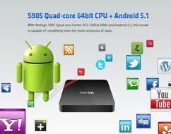 【2GB RAM+8GB ROM】NEXBOX 2016 New Arrival Amlogic S905X Quad Core Cortex A53 CPU 2.0GHz 64bit A95X TV Box Android... N4