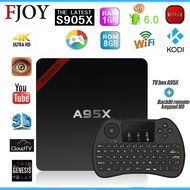 NEXBOX A95X + Black Keyboard Set 1G/8G S905X Mini Android 6.0 TV Box 4K Ultra HD Powered by Amlogic 64Bit Quad...
