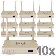 10x Loolbox Arabic IPTV Box (Golden Version) Quad Core Android 4.4 Internet Streaming Media Player Center 10 Pack