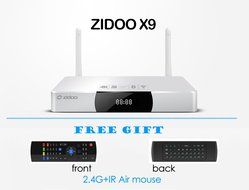 ZIDOO&reg; X9 STB Android TV BOX MSTAR MSO9180D1R 2GB/8GB 802.11n WIFI 7.1 Bluetooth 4K H.265
