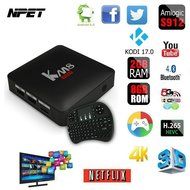 NPET KM8 PRO Amlogic S912 Android 6.0 Octa Core TV Box 2GB 8GB Kodi 17.0 Streaming Media Player Support 2.4G/5G... N8