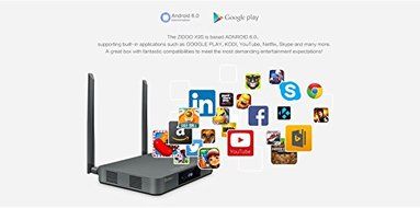 ZIDOO X9S TV BOX Android 6.0 + OpenWRT(NAS) Realtek RTD1295 2G/16G 802.11ac WIFI Bluetooth 1000M LAN Media Player N6