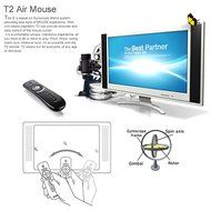 HuaYang T2 2.4GHz Wireless Air Mouse 3D Motion Stick Remote Control for Android TV Box N4