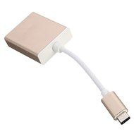 USB-C USB 3.1 Type C to HDMI 1080p HDTV Adapter Cable with Silver Aluminium Case N3