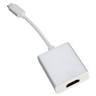 USB-C USB 3.1 Type C to HDMI 1080p HDTV Adapter Cable with Silver Aluminium Case N4