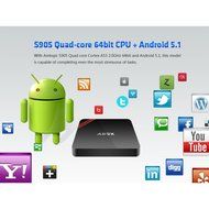 ESHOWEE Kodi Built IN Amlogic S905 A95X Android 5.1 Smart TV Box 1G+8G US Plug N5