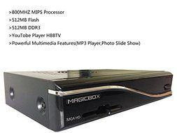 Vanilia Linux HD digital DVB-S2/T2/C 300M wifi TV Receiver Multimedia Magic Box YouTobe Player HBBTV with 800MHZ... N2