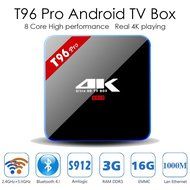 T96 Pro Android TV Box Amlogic S912 Octa-Core 3GB/16GB Android 6.0 KODI 16.0 WiFi 2.4G/5.8G LAN 1000M Bluetooth...