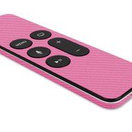 Skinomi TechSkin - Apple TV 2015 (4th Gen) Pink Carbon Fiber Full Body Skin / Front &amp; Back Wrap Clear Film / Ultra... N4