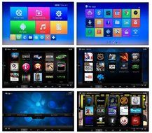 SHENNOSI CS918 Android 4.4 TV Box Player RK3188T Quad Core 1GB/8GB WiFi Smart TV Box WiFi 1080P Media Player with... N4