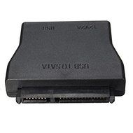 BephaMart 12V 2A USB 3.0 to SATA 22 Pin Data Power Adapter for 2.5 inch HDD Hard Disk Driver N3