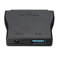 BephaMart 12V 2A USB 3.0 to SATA 22 Pin Data Power Adapter for 2.5 inch HDD Hard Disk Driver N6