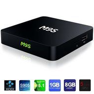 ROFISA 16.0 Smart Wifi Android 5.1 TV Box Jbonest M9S 4K Ultra HD DRR3 1GB Memory 8GB Storage S905 Bluetooth Blu-ray...