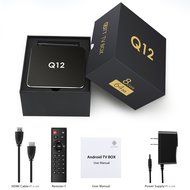 NinkBox Q12 Android 6.0 Marshmallow Emmc Octa-core Amlogic S912 2G+16G 4K Android TV Box with Kodi 16.1 H.265... N7