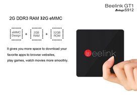 Beelink Android 6.0 TV Box With 2.4G + 5.8G Octa Core WiFi Bluetooth 4.0,2G DDR3 RAM 32G eMMC ROM Installed Streaming... N2