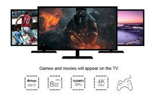Beelink Android 6.0 TV Box With 2.4G + 5.8G Octa Core WiFi Bluetooth 4.0,2G DDR3 RAM 32G eMMC ROM Installed Streaming... N6