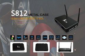 Smart TV Box,EEDI K6 S812 Quad-core Android 5.1 K6 S812 Quad-core Android 5.1 Bluetooth4.0 4K FULL HD Smart TV... N5