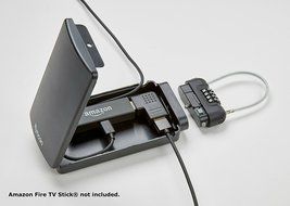 Lock Box to protect Amazon Fire TV Stick streaming media player. N3
