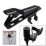 BephaMart Mini Portable Microphone Lapel Tie Clip Metal for Lapel Lavalier Mic Iphone