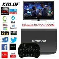 KOLOF NEXBOX A1 OTT TV Box Amlogic S912 Octa Core Android 6.0 KODI 16.1 2G RAM 16G ROM Streaming Media Player...