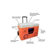 TUNES2GO CA-E065A KoolMAX Bluetooth 350-Watt Portable PA Speaker (Blue) N36