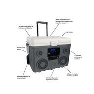 TUNES2GO CA-E065A KoolMAX Bluetooth 350-Watt Portable PA Speaker (Blue) N50
