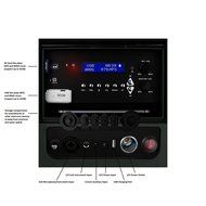 TUNES2GO CA-E065A KoolMAX Bluetooth 350-Watt Portable PA Speaker (Blue) N51