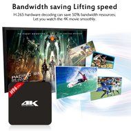 Docooler H96 plus Smart Android TV Box Android 5.1 Lollipop S905 Quad-Core 2GB / 16GB KODI 16.1 H.265 UHD 4K 2.4G... N8