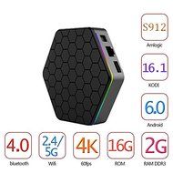 T95Z PLUS TV BOX (2GB+16GB) Amlogic S912 Octa Core Android 6.0 2.4G/5G Dual WIFI Band 1000M LAN Bluetooth4.0 UHD... N2