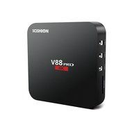 V88 PRO TV Box Smart Multimedia Player Android 6.0 OS Quad-Core Amlogic S905X,Cortex-A53,1GB DDRIII 8GB EMMC Flash N4