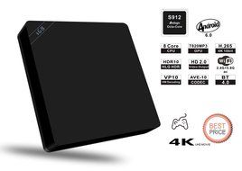 Joyhero i68 Android 6.0 Smart TV Box | Amlogic S912 Octa Core CPU | ARM Mali-T820MP3 GPU | DDR3 2 GB + Onboard...