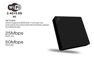 Joyhero i68 Android 6.0 Smart TV Box | Amlogic S912 Octa Core CPU | ARM Mali-T820MP3 GPU | DDR3 2 GB + Onboard... N4