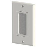 DATACOMM ELECTRONICS 45-0018-WH Brush Plate Decor Insert
